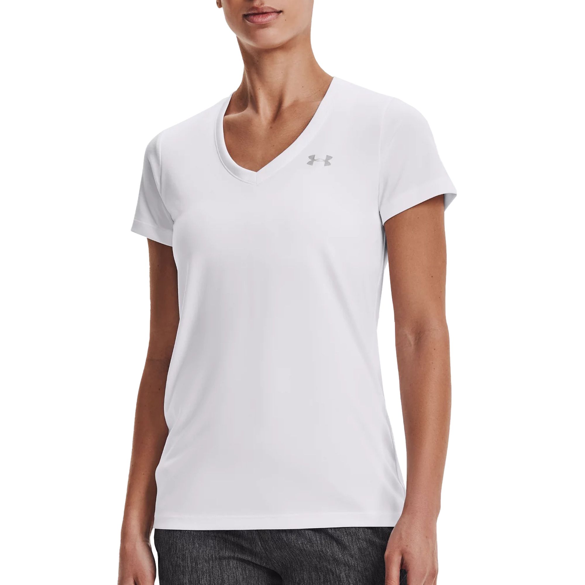 Under Armour T-Shirt Tech V-Neck - Femme